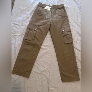 New Maje Tan Cargo Pants size T36